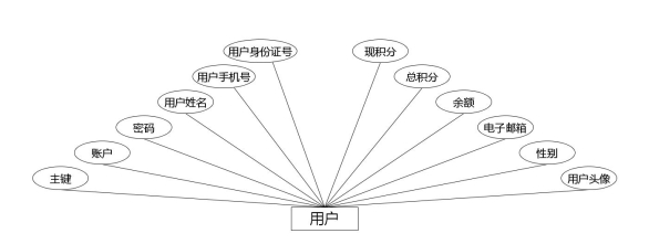 图 4.1 用户实体属性图