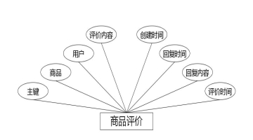 图 4.6 商品评价实体属性图