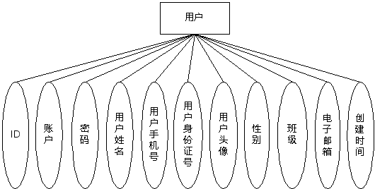 图 4.10 用户实体属性图